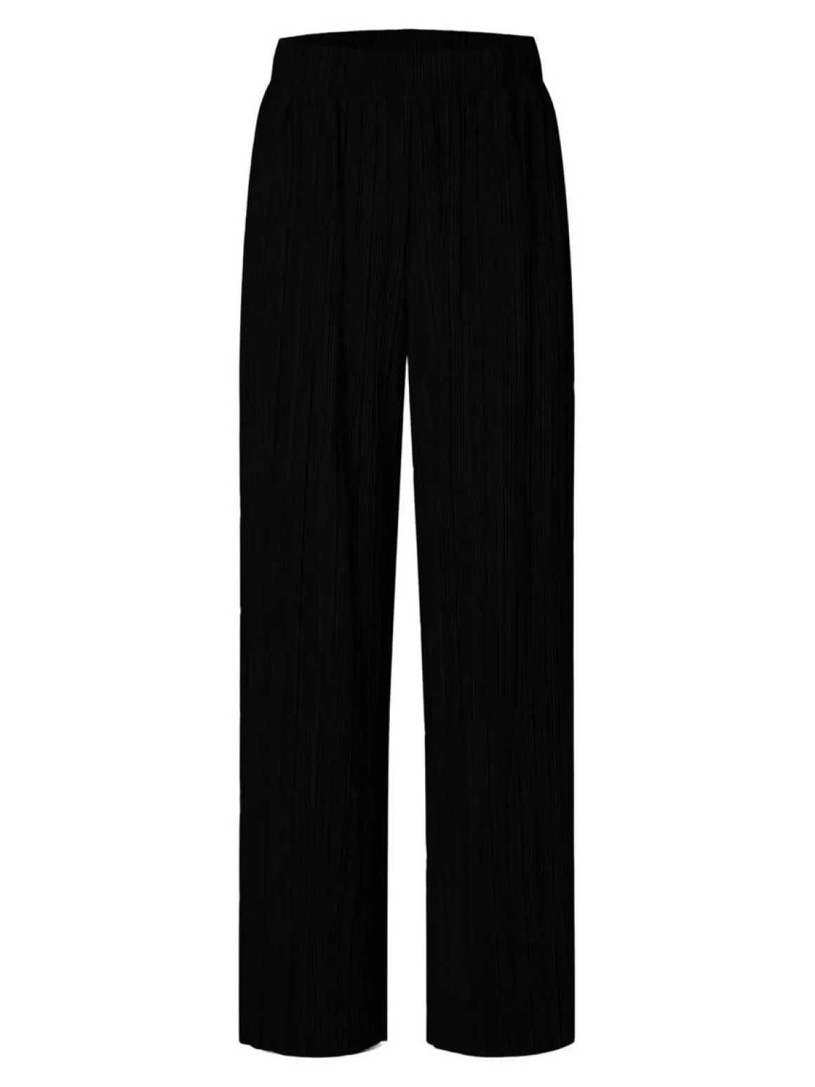 SLF Rya Ellie Plisse Pant in Black