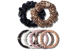 SLIP Set of 7 Assorted Scrunchies in Pixie