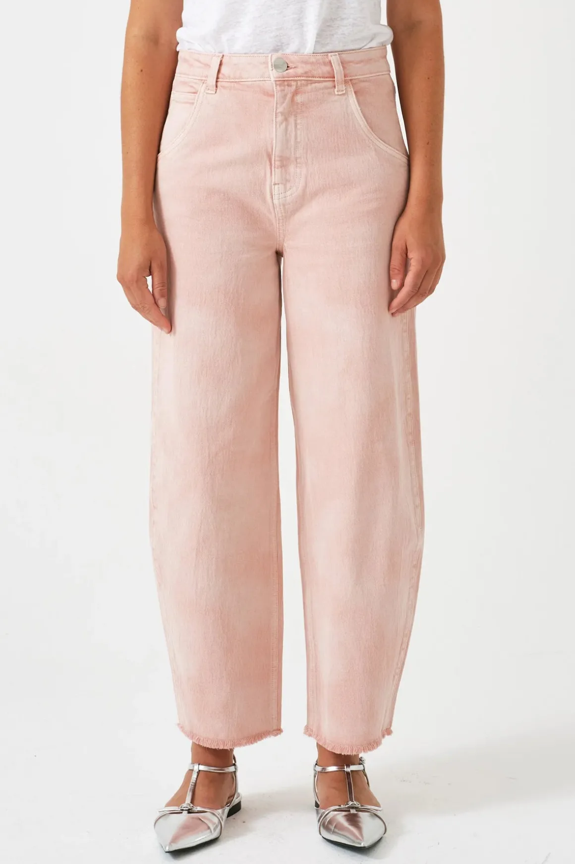 Su0026M Bo Jeans in Cloudy Peony Pink