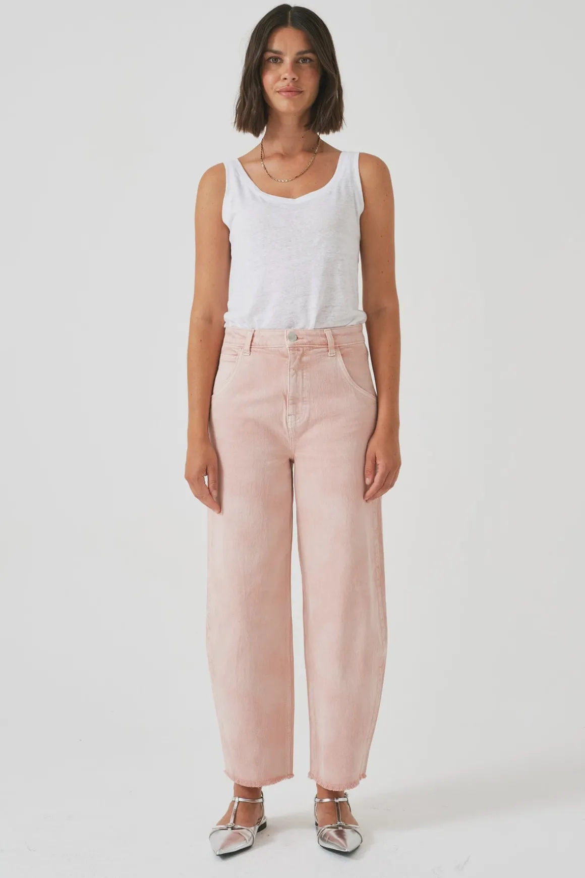 Su0026M Bo Jeans in Cloudy Peony Pink