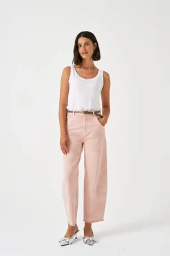 Su0026M Bo Jeans in Cloudy Peony Pink