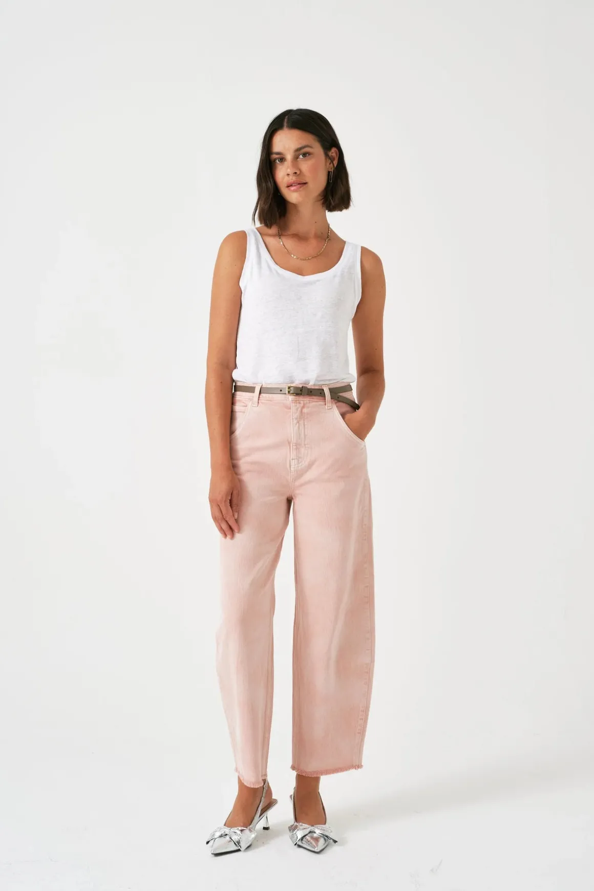Su0026M Bo Jeans in Cloudy Peony Pink