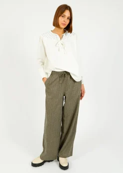 Su0026M Clio Blouse in Ecru