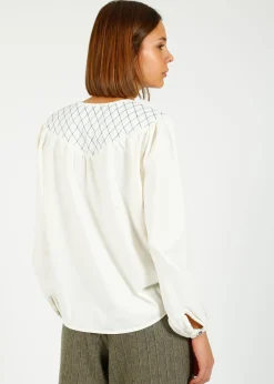 Su0026M Clio Blouse in Ecru