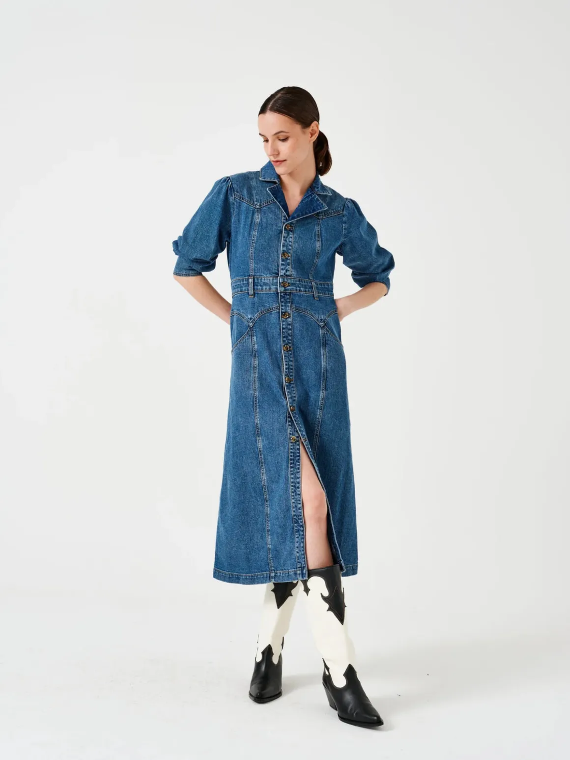 Su0026M Mia Dress in Vintage Americana