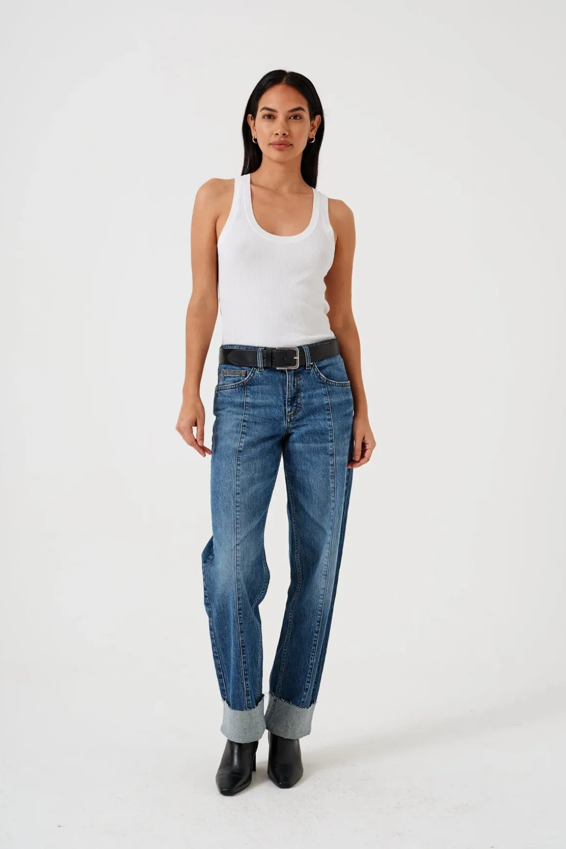 Su0026M Stevie Deep Turned Up Jean in Arizona Vintage