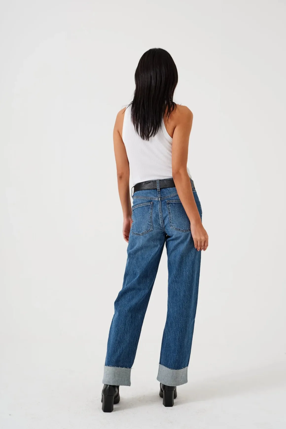 Su0026M Stevie Deep Turned Up Jean in Arizona Vintage