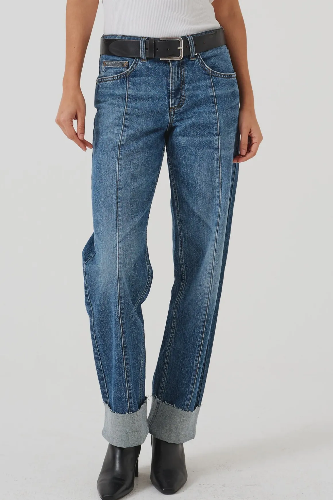 Su0026M Stevie Deep Turned Up Jean in Arizona Vintage