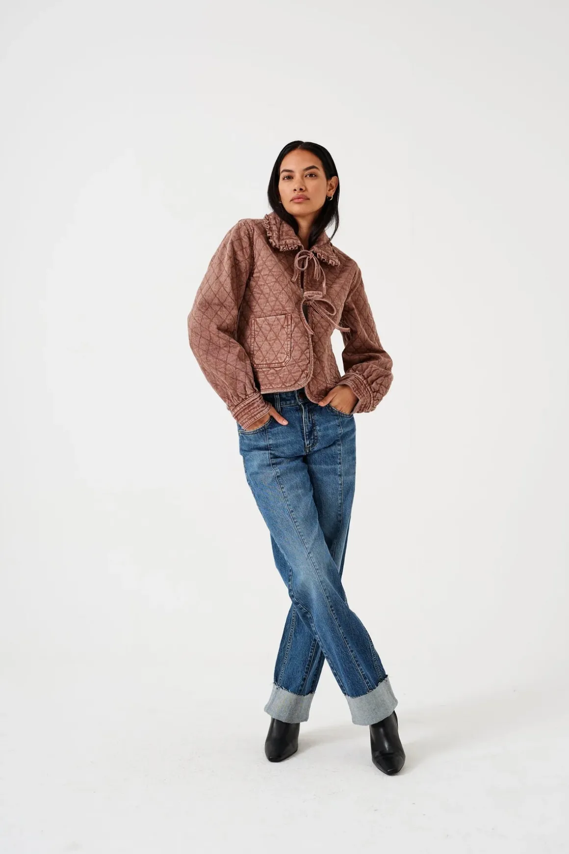 Su0026M Stevie Deep Turned Up Jean in Arizona Vintage