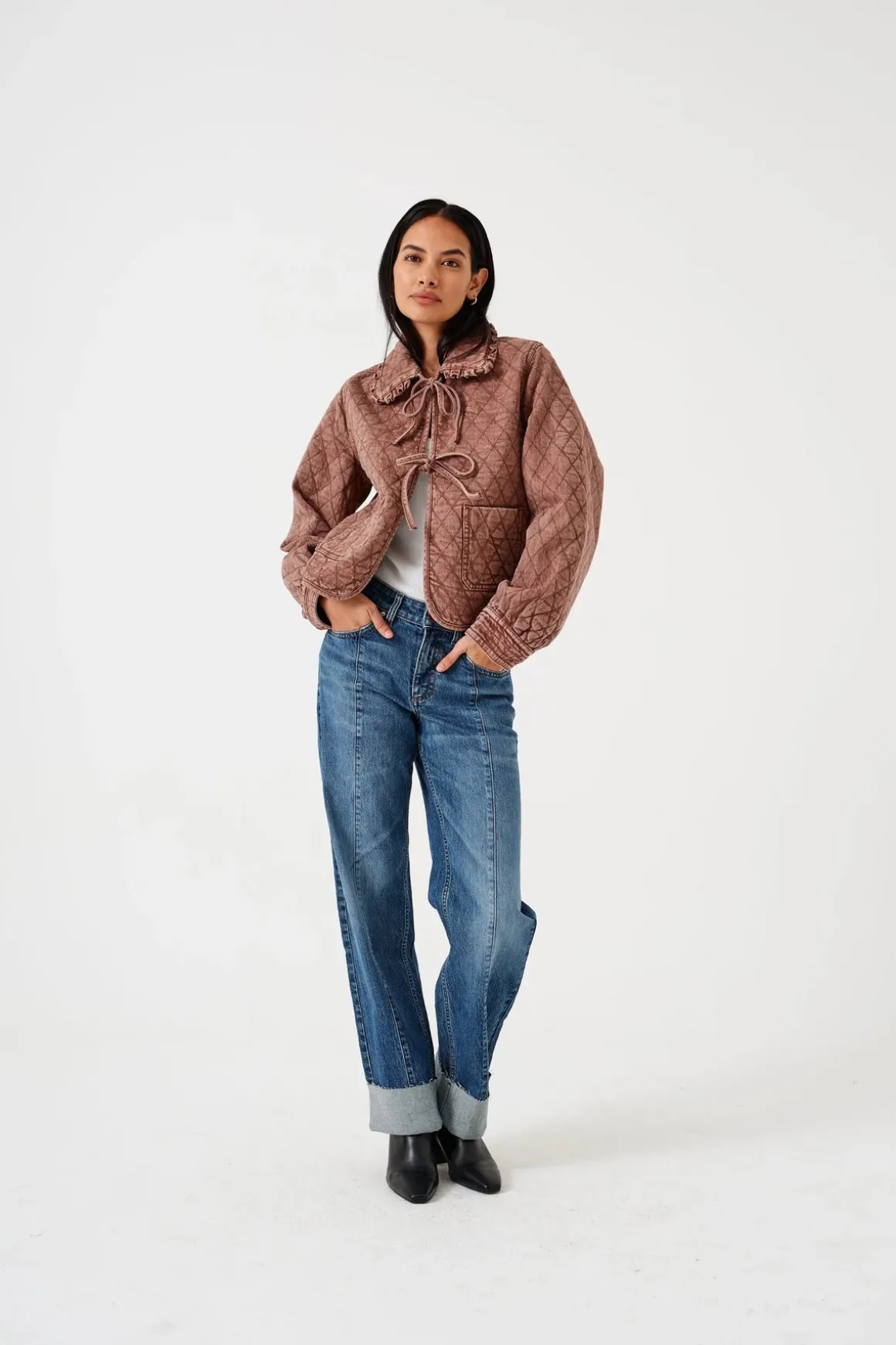 Su0026M Stevie Deep Turned Up Jean in Arizona Vintage