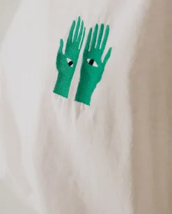 TINSELS Ava Mano Tee in White