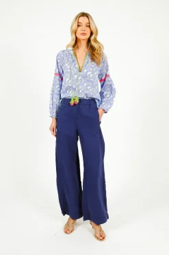 TINSELS Carlo Radio Trousers in Blue