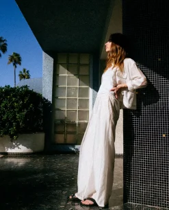 TINSELS Cassidy Pacific Trousers in Latte