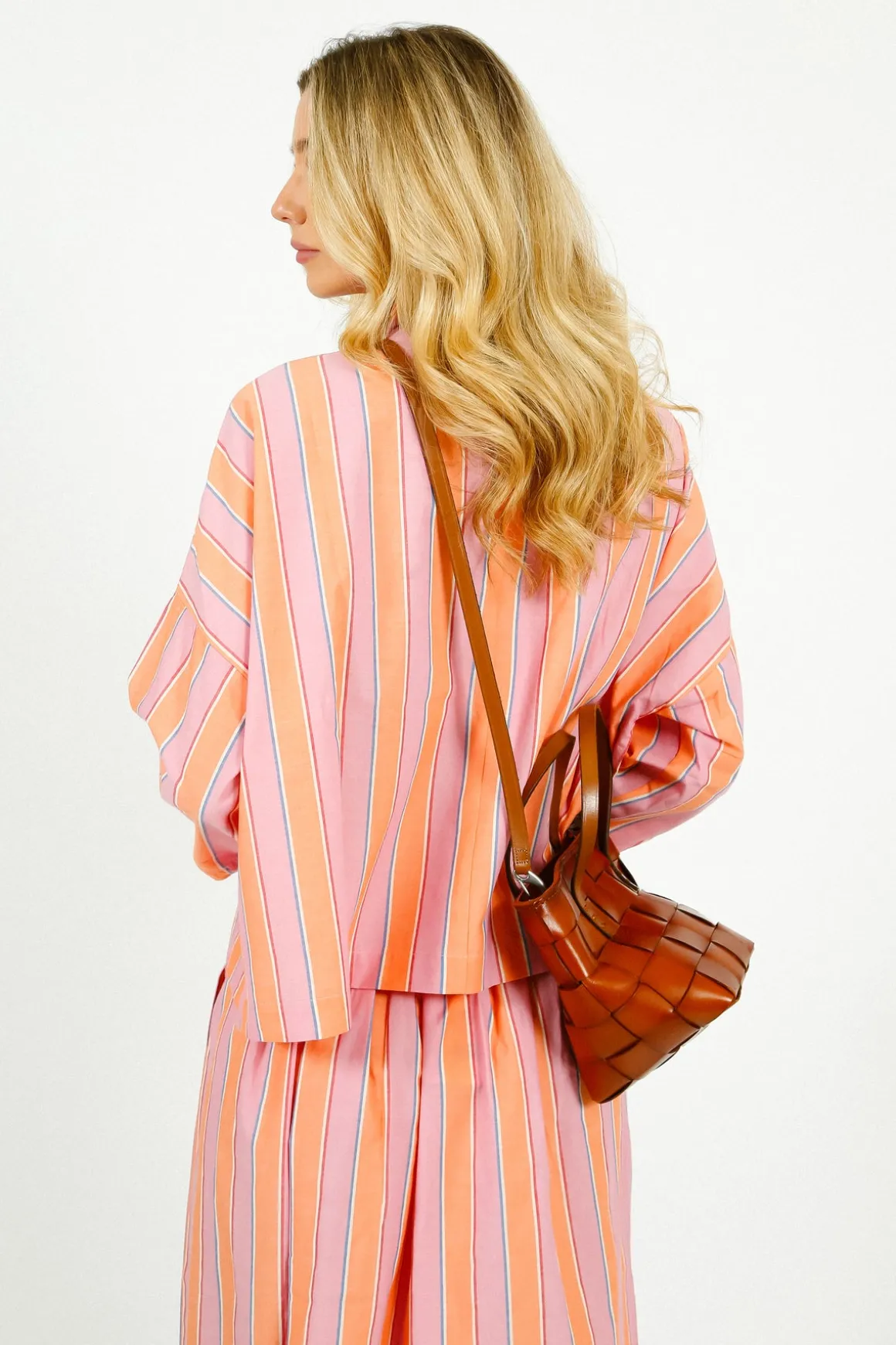 TINSELS Wood The Sea Blouse in Mandarine