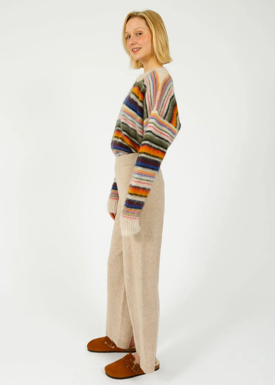 VB Jenkins Knit Pants in Oatmeal