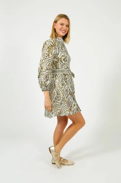 VB Nolan Printed Short Dress