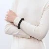 VBARONI Beads Bracelet in Matt Black