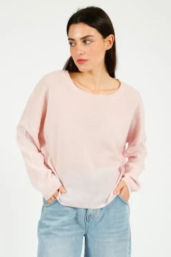 VK Agatha Crew Neck in Misty Pink