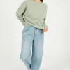 VK Ines Light Weight Round Neck Knit in Desert Sage
