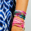 VL Sari Link Bracelet in Pink