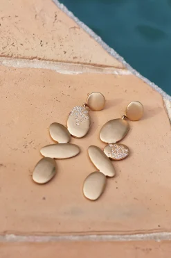 YLUME Large Pebble Earrings