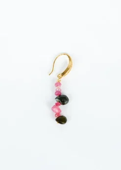 ZOI Higia Earrings in Sapphire Rose, Tourmaline